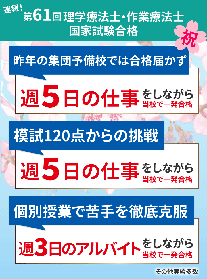 理学療法士国家試験予備校 作業療法士国家試験予備校
